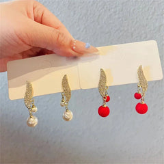 Pearl Dangle Earrings